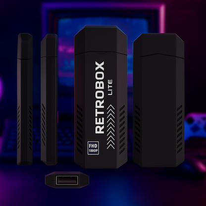 RetroBox™ – Konsola Retro Plug-and-Play + 2 Pady