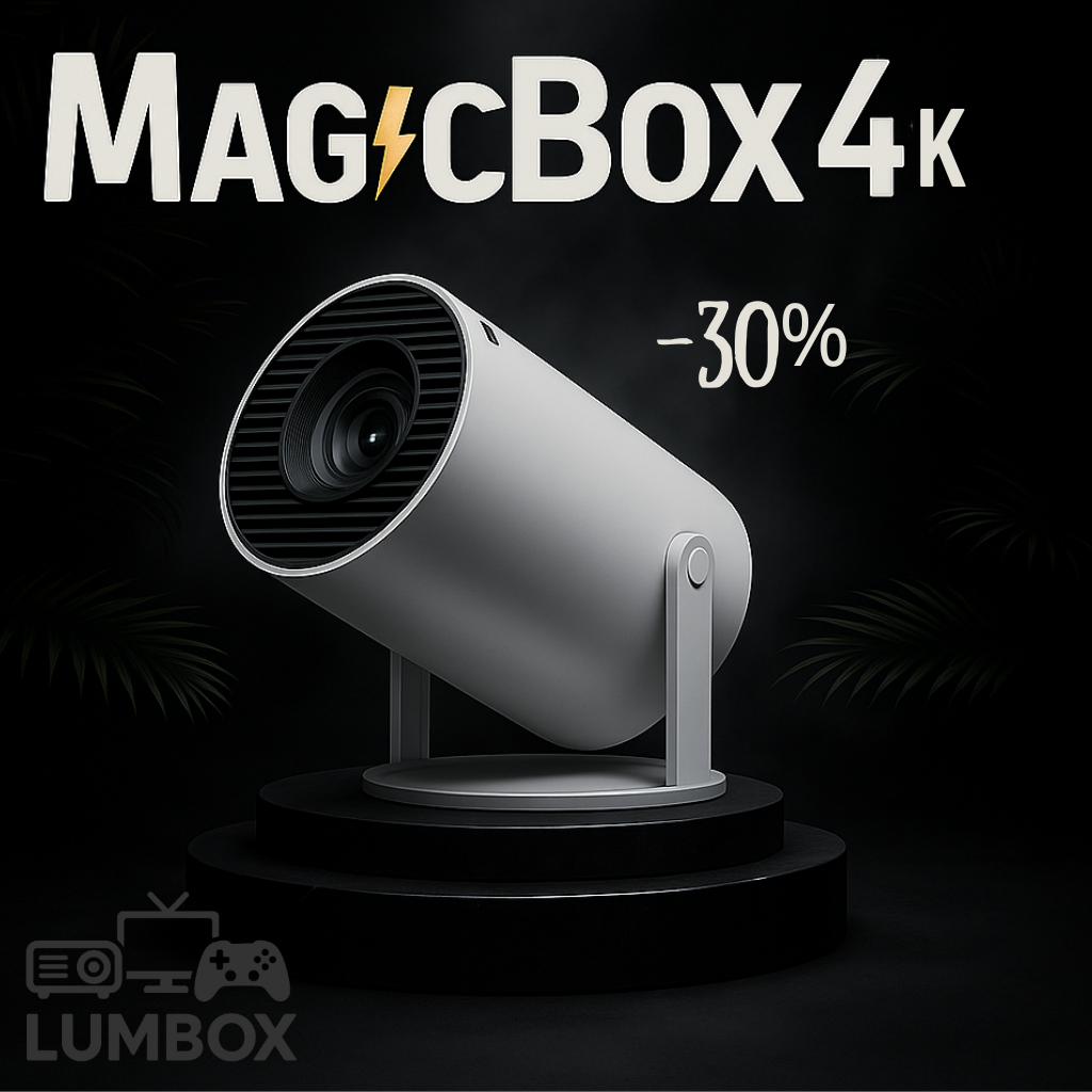 MagicBox4k™ – Smart Projektor z Wi-Fi i Androidem | 130cali