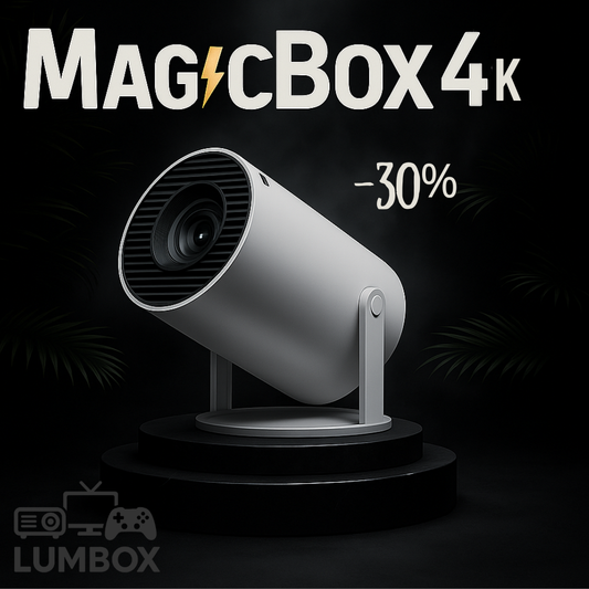 MagicBox4k™ – Smart Projektor z Wi-Fi i Androidem | 130cali